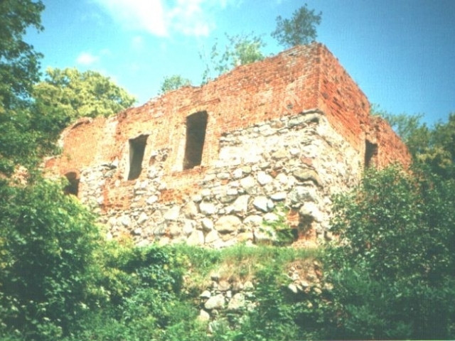 Ruiny zamku w Nowym Jasińcu