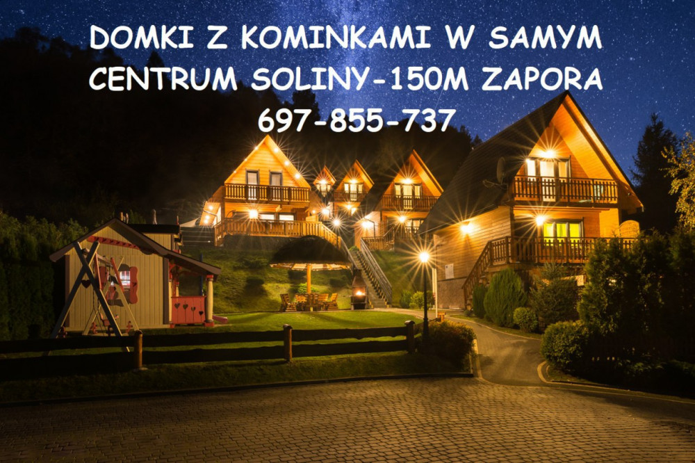 DOMKI W SAMYM CENTRUM SOLINY !! KOMINKI !! 15 ...