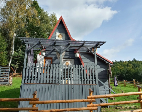 Leśny Zakątek-domek góralski na prywatnej działce w miejscowości Brenna