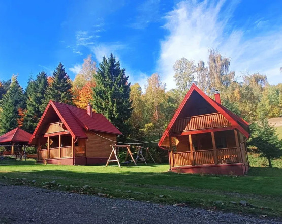 Domki pod Ostrym Wierchem  w miejscowości Wysowa - Zdrój