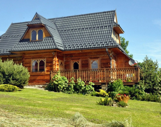 Dom Drewniany z widokiem na Tatry w miejscowości Czerwienne
