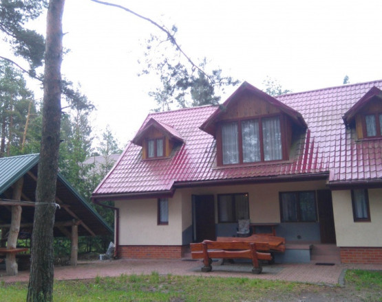 Świergotka dom nad zalewem w miejscowości Krasnobród