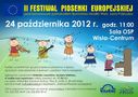 II Festiwal Piosenki Europejskiej w miejscowości 