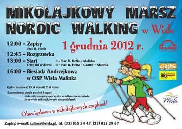 Mikołajkowy Marsz Nordic Walking w miejscowości 