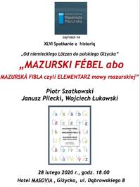 Mazurski Febel - XLV Spotkanie z historią