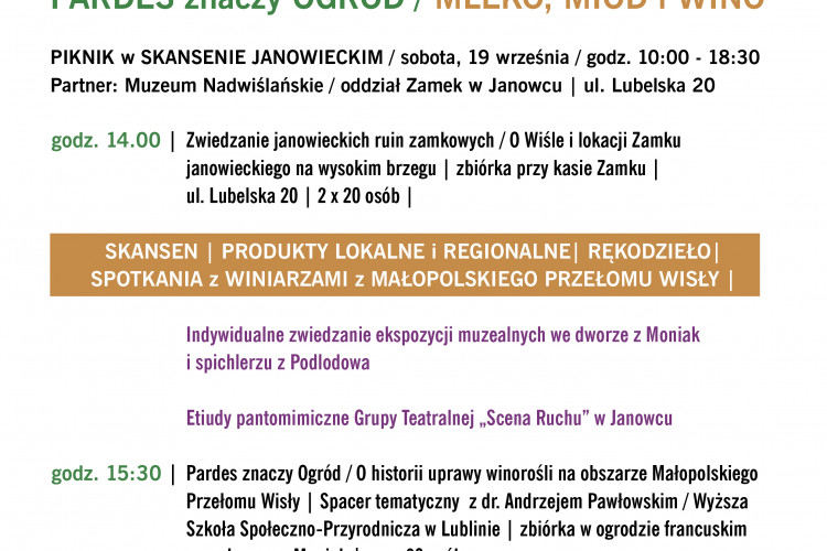 Pardes Festival - Spotkania z Kulturą Żydowską w miejscowości Kazimierz Dolny
