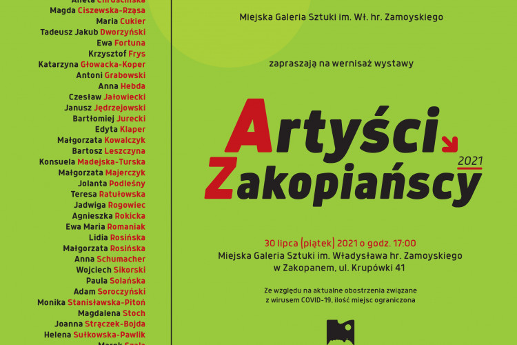 Artyści Zakopiańscy 2021 w miejscowości Zakopane