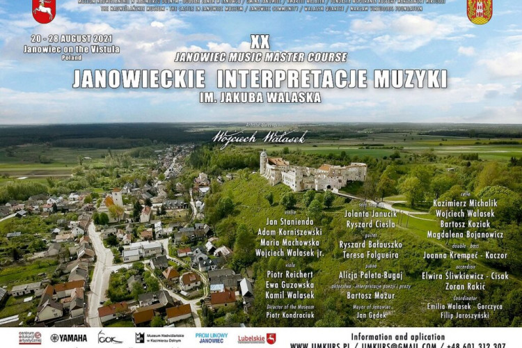 20-lecie Janowieckich Interpretacji Muzyki im. Jakuba Walaska w miejscowości Janowiec