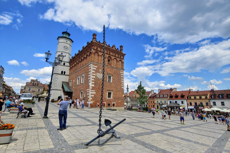 Sandomierz jedno z najpiękniejszym miast Polsce w miejscowości Sandomierz