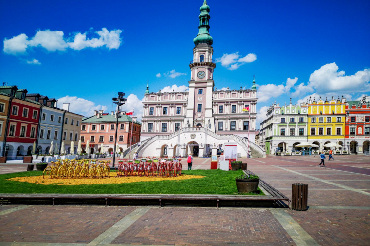 Najpiękniejsze rynki w Polsce w miejscowości Zamość
