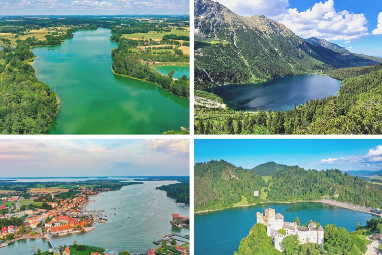 Najpiękniejsze jeziora w Polsce w miejscowości Mikołajki
