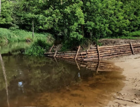 Kajakiem z Marzysza  w miejscowości Marzysz Drugi