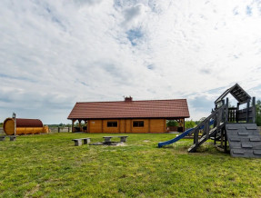 Eko dom bliźniak z bala  w miejscowości Brajniki