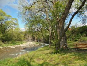 Domek nad rzeką  w miejscowości Kacwin