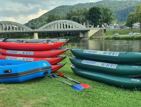 Wydra Pieniny  w miejscowości Krościenko nad Dunajcem