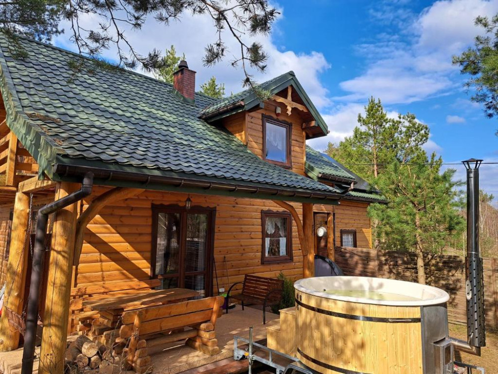 Dom w Puszczy Augustowskiej  w miejscowości Gorczyca