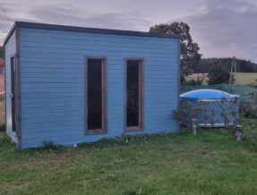 Dom na Końcu Świata Ostrowite Bania i Sauna  w miejscowości Ostrowite (woj. warmińsko-mazurskie)