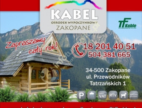 Ośrodek Wypoczynkowy KABEL w miejscowości Zakopane
