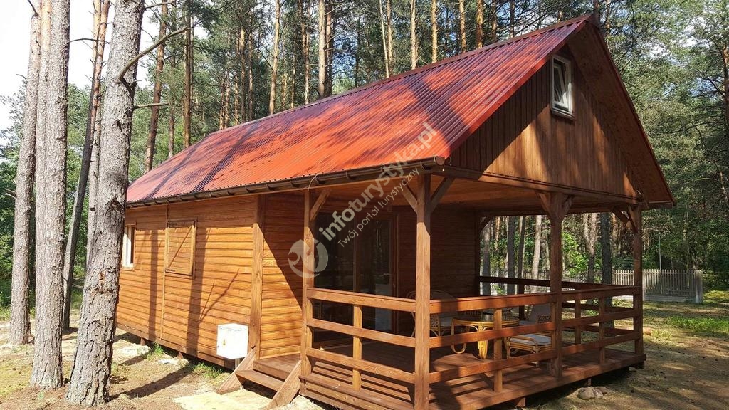 Ekskluzywny drewniany domek letniskowy Grynwald w miejscowości Chańcza