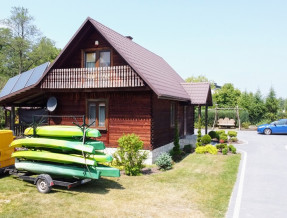 Domki i pokoje nad rzeką w miejscowości Bagno