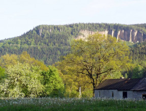 Dom z kominkiem w miejscowości Radków