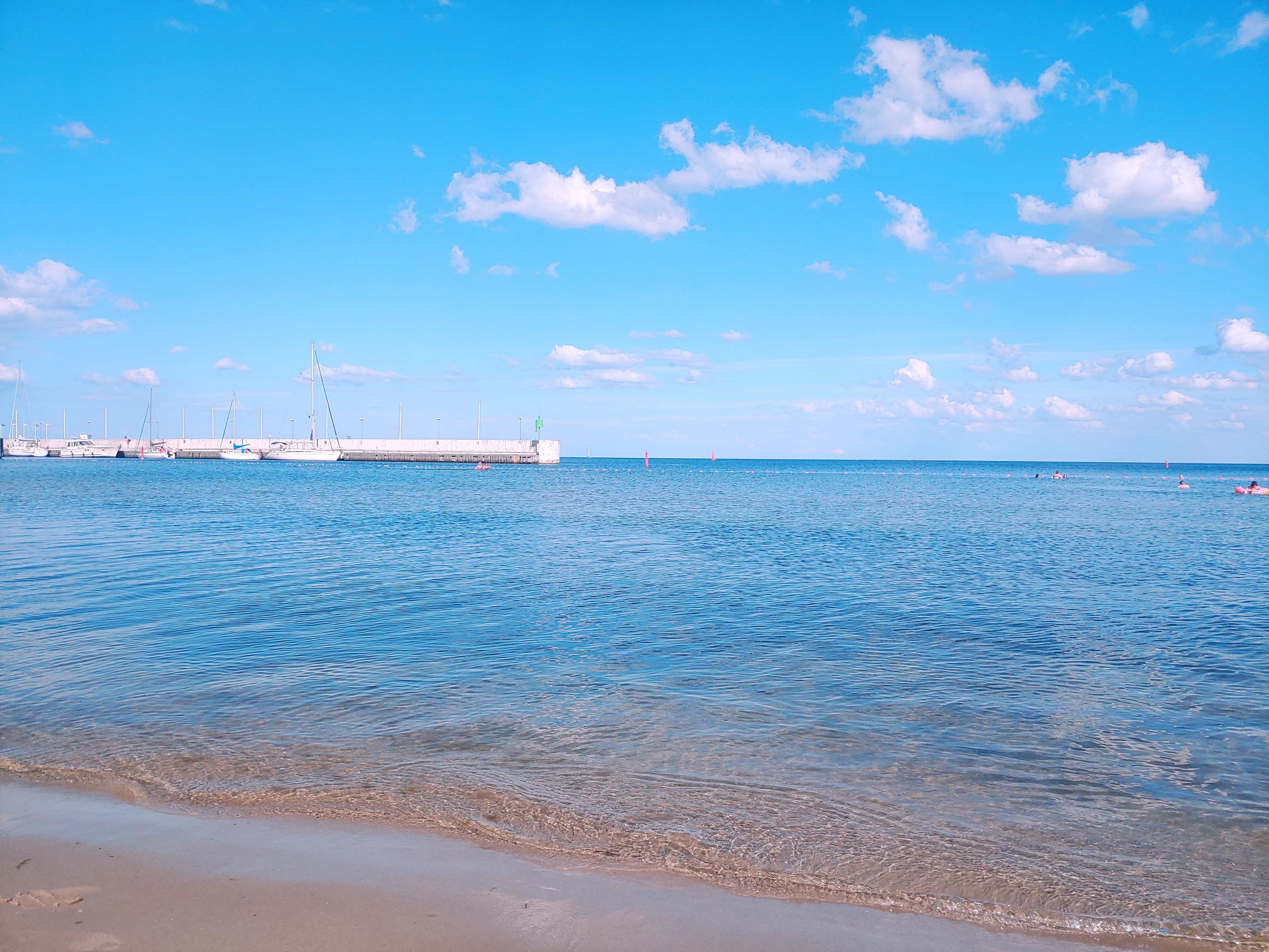 Plaża w Gdyni w miejscowości 