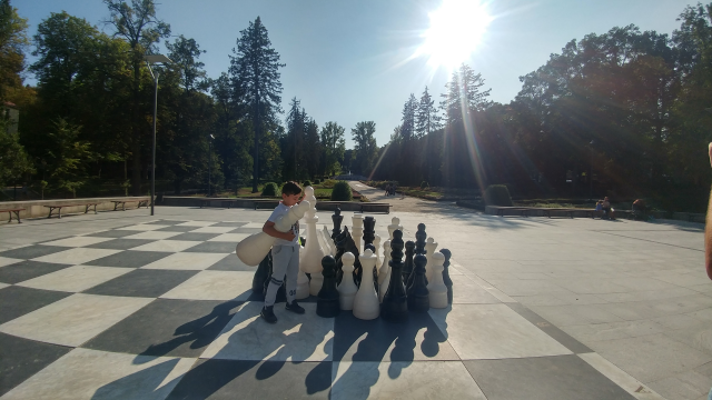 Park Szachowy w Polanicy Zdroju w miejscowości Polanica-Zdrój