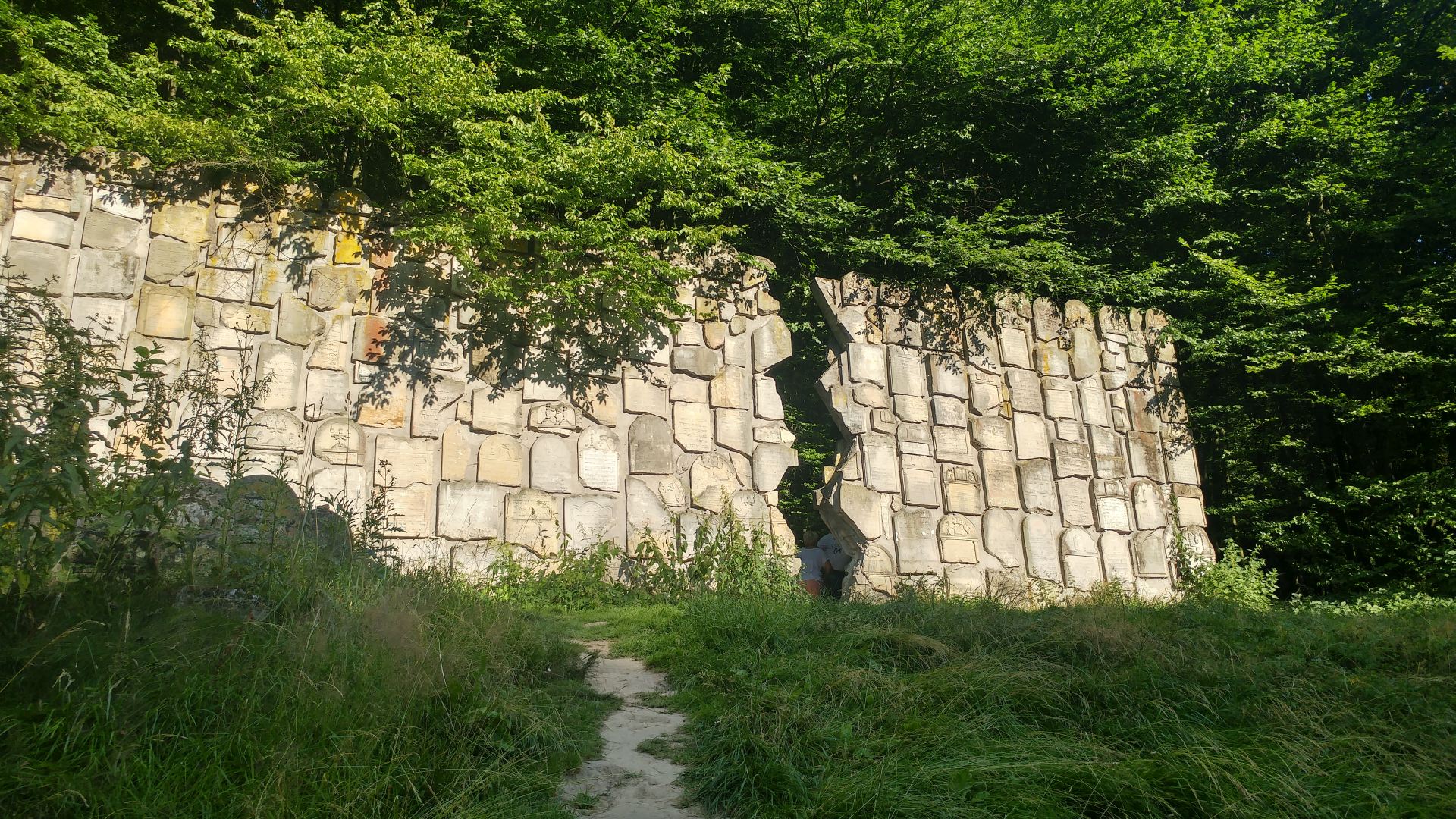 Ściana Płaczu w Kazimierzu Dolnym w miejscowości Kazimierz Dolny